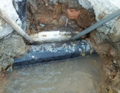 石泉测漏水之水管漏水